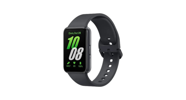 Relógio Galaxy Fit 3 Samsung Tela 1,6 Polegadas Amoled - Grafite
