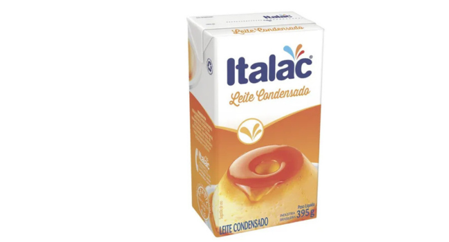 Leite Condensado Semidesnatado Italac Caixa 395g