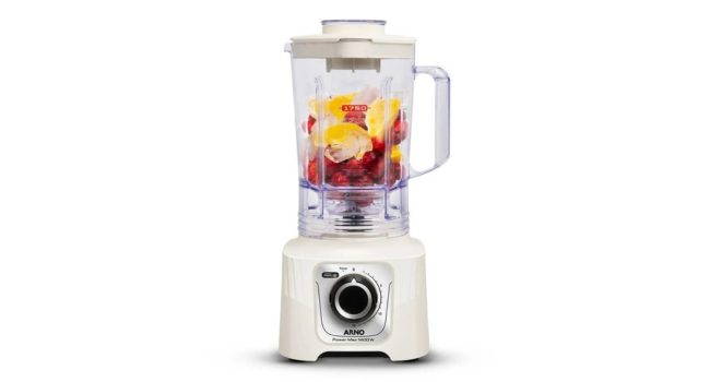 Liquidificador Powermax Arno 1400W Marfim 3,1 Litros LN64