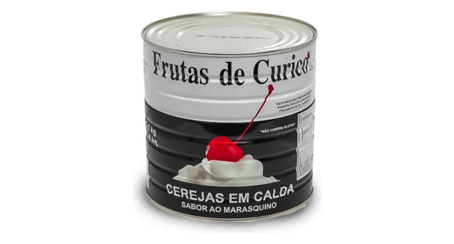 Cereja em Calda Curico ao Marrasquino com Cabo 3,1kg