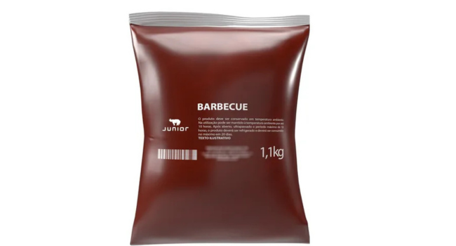 Molho Barbecue Junior 1,1kg Defumado Churrasco Lanches 