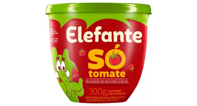 Extrato de Tomate Elefante em pote 300g