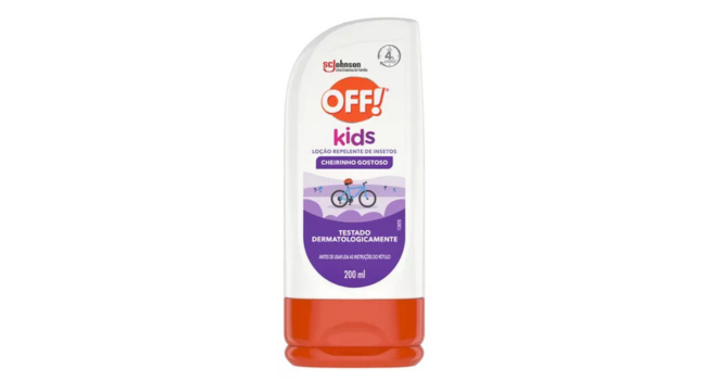 Repelente Infantil OFF! Kids Proteção Contra Mosquito por até 4h Loção 200ml