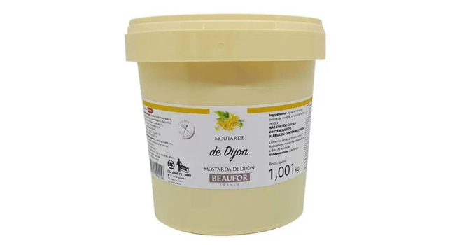 Mostarda De Dijon Francesa 1kg Tradicional Super Concentrada