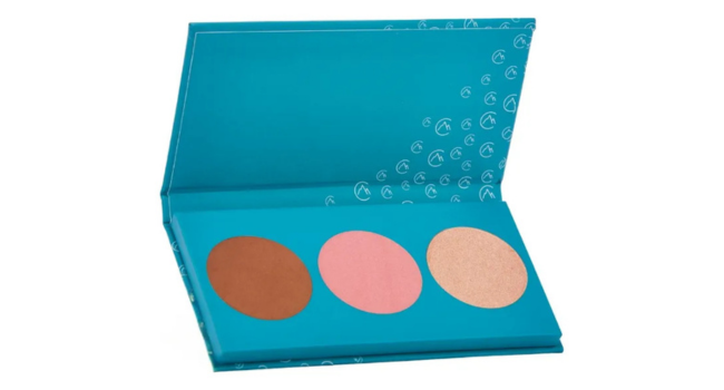 Paleta Blush Iluminador E Contorno