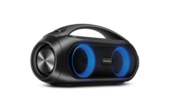 Caixa De Som Boombox Aws-bbs-02-a Bluetooth Aiwa Preto