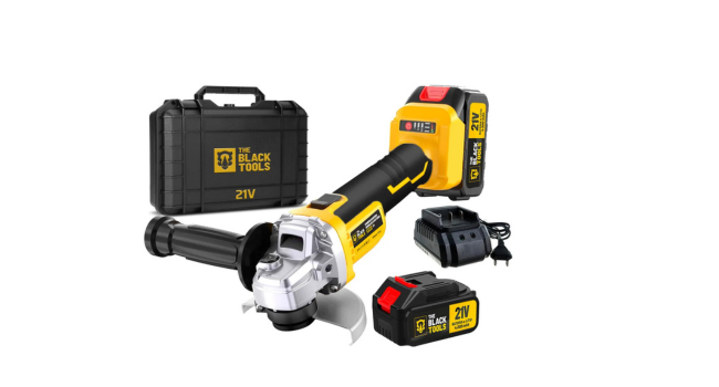 Esmerilhadeira Lixadeira Angular Sem Fio A Bateria 4000mah 4.1/2 125mm The Black Tools